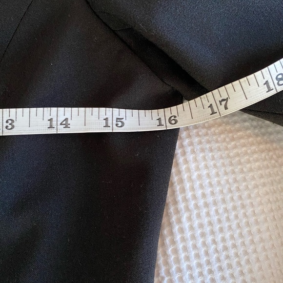 Tuxedo Cropped Black Dress Jacket. Size S - Picture 3 of 8